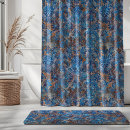 Search for blue and orange shower curtains Floral