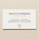 Search for lawyer business cards Attorney at law