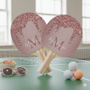 Search for gold ping pong paddles Rose gold glitter