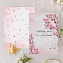 Search for sakura wedding invitations Floral