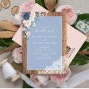 Search for dusty blue and blush wedding invitations For her