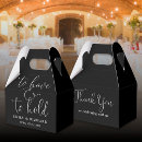 Search for thank you wedding favor boxes Modern elegant