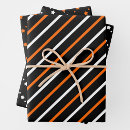 Search for stars and stripes wrapping paper Black