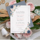 Search for blue and silver wedding invitations For her