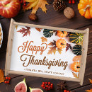 Search for thanksgiving serving trays Autumn leaves