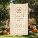 Search for pumpkin baby shower banners A little pumpkin