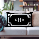 Search for bedroom pillows Black and white