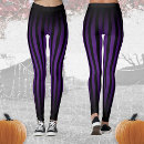 Search for black and purple stripes leggings Halloween