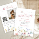 Search for wildflower wedding invitations Boho chic