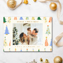 Search for tree christmas cards Red and green