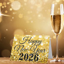 Search for business new years cards Gold glitter