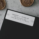 Search for art deco return address labels Minimalist