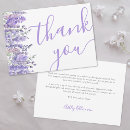 Search for lavender thank you cards Watercolor flowers