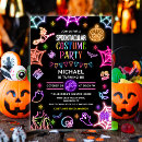 Search for neon halloween invitations Boos and booze