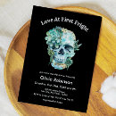 Search for skull bridal shower invitations Bride or die