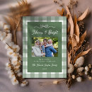 Search for green plaid christmas cards Trendy