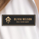 Search for real estate name tags House logo
