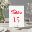 Search for retro wedding table cards Stylish