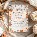 Search for sweet little pumpkin baby shower invitations Boho