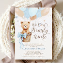 Search for beige blue baby shower invitations Rustic