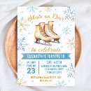 Search for ice skating birthday invitations Skate on over
