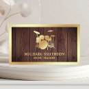 Search for rock band business cards Drum set