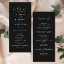 Search for minimalist wedding programs Simple