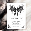 Search for gothic baby shower invitations Elegant