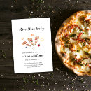 Search for pizza baby shower invitations Fun unique