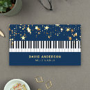 Search for keyboard player business cards Piano lessons