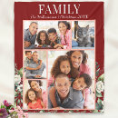 Search for christmas photo blankets Burgundy