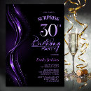 Search for surprise 30th birthday invitations Modern