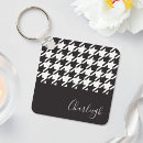 Search for preppy keychains Black and white