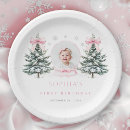 Search for pink snowflake plates Elegant