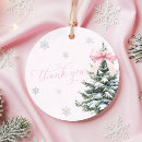 Search for winter onederland favor tags Pink bow