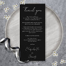 Search for unique place cards Black and white