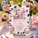 Search for bling invitations Boots and bling