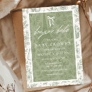 Search for paris baby shower invitations Toile de jouy