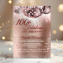 Search for pink disco invitations Celebration