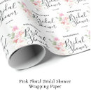 Search for bridal shower wrapping paper Pink
