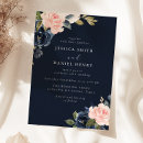 Search for navy and blush wedding invitations Floral