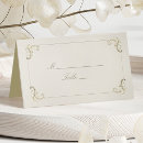 Search for classic wedding place cards Formal