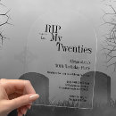 Search for gothic birthday invitations Halloween adult birthday