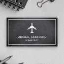 Search for airline pilot business cards Aeroplane
