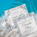 Search for diamonds and pearls wedding invitations Couple