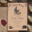Search for witch baby shower invitations Orange