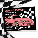 Search for pink race car invitations Racing