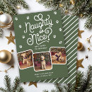 Search for funny holiday cards Naughty or nice