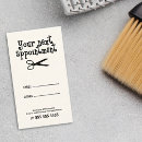 Search for salon appointment cards Simple