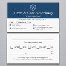 Search for veterinarian business cards Pet clinic